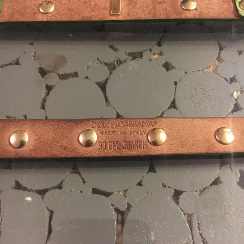 Dolce&Gabbana Python Snake Skin belt 36 - Picture 6 of 6